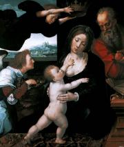 A szent család (Museo Nacional del Prado) – Barend van Orley